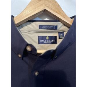 NWT Bill Blass button shirt Men's XXL Goodwrench Blue‎ Racing NASCAR